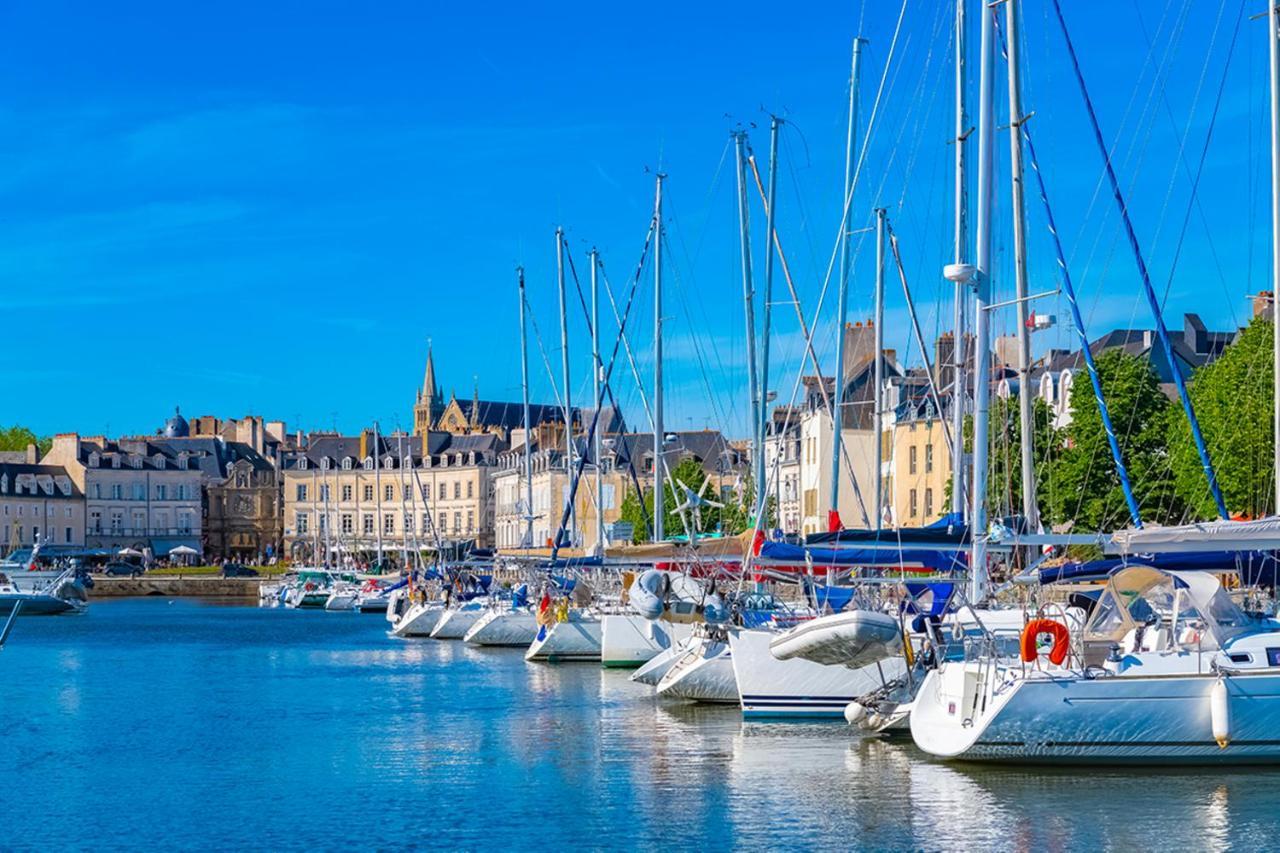 Charmant Studio Residence Avec Terrasse Jardin Au Centre De Vannes Zewnętrze zdjęcie